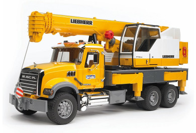 Bruder 2818 Autojeřáb Mack Liebherr