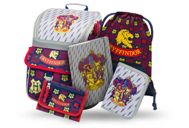 BAAGL SET 5 Zippy Harry Potter Nebelvír: aktovka, penál, sáček, desky, peněženka