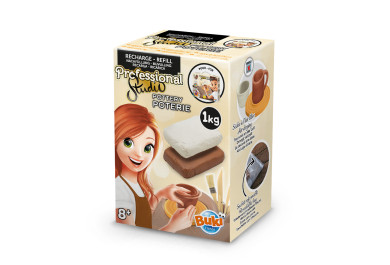 BUKI Náhradní hlína pro hrnčířský kruh, 1kg