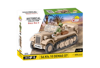 Cobi 2273 II WW Sd.Kfz. 10 DEMAG, 1:35, 283 kostek