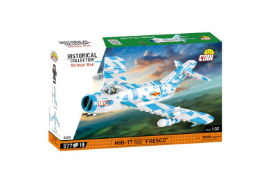 Cobi 2424 Vietnam War MIG-17 FRESCO, 1:32, 577 kostek