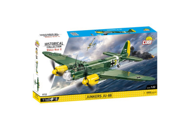 Cobi 5733 II WW Junkers Ju-88, 1:32, 1160 kostek