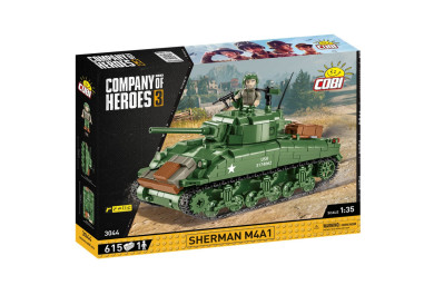 Cobi 3044 Company of Heroes Sherman M4A1, 1:35, 615 kostek