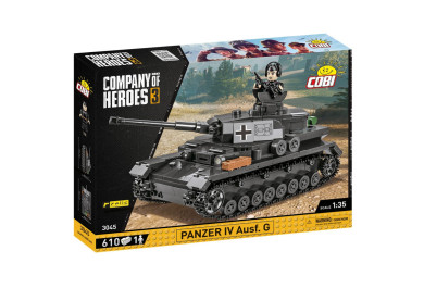 Cobi 3045 Company of Heroes Panzer IV Ausf G, 1:35, 610 kostek