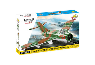 Cobi 5825 Cold War MIG-17F (LIM-5) East Germany Air Force, 1:32, 575 kostek