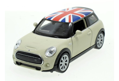 Welly New Mini Hatch UK, crema 1:34