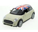 Welly New Mini Hatch UK, crema 1:34