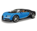 Maisto Kit Bugatti Chiron, Modrá 1:24