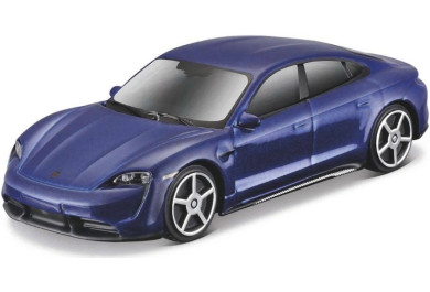 Porsche Taycan 2018, Street Fire Collezione Bburago, blue 1:43