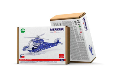 Merkur 054 - policejní vrtulník, 142 dílů 