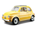 Bburago Fiat 500 F 1965 žlutá 1:24