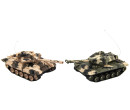 Teddies Tank RC 2ks 25cm tanková bitva 27MHZ a 40MHz