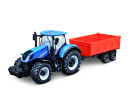 Bburago Farm traktor New Holland, Modrý 1:50