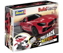 Revell Build 'n Race auto 23154 - Mercedes-AMG GT R, červený, 1:43