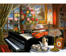 Castorland puzzle 2000 dílků - Černý klavír