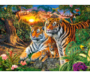 Puzzle Castorland 2000 dílků - Tygří rodinka