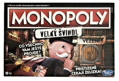 Hasbro Monopoly Cheaters edition, česká verze