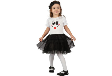 Dětský kostým na karneval Duch Little Girl, 92-104 cm