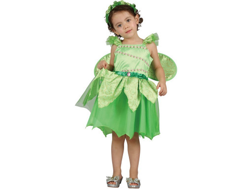 Dětský kostým na karneval Víla Zelenka, 92-104 cm