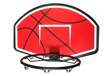 Panel na basketbal, basketbalový koš s síťka 80x58 cm