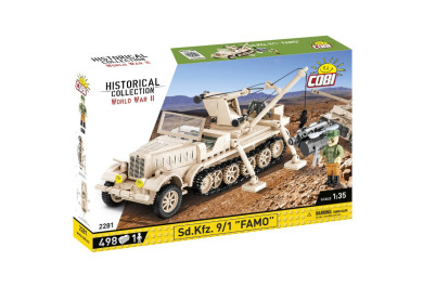 Cobi 2281 II WW Sd. Kfz. 9/1 FAMO, 1:35, 498 kostek