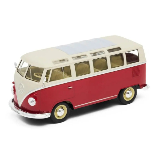 Welly VW 1963 T1 Bus Červený 1:24