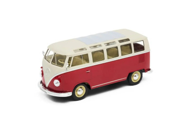 Welly VW 1963 T1 Bus Červený 1:24