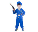 Rappa Dětský kostým na karneval Policista EKO, vel. S