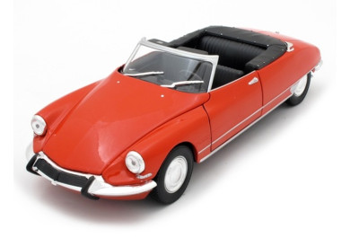 Welly MOQ Citroën DS 19 Cabriolet Convertible Červený 1:24