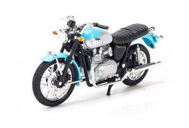 Welly Triumph 2002 Bonneville modrá 1:18