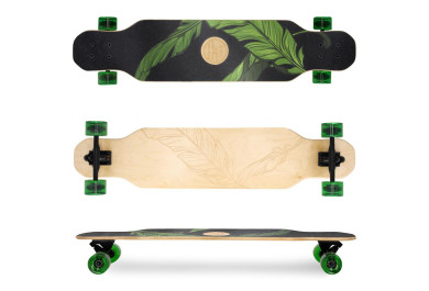 Spokey LONGBAY PRO Longboard 104x24 cm, ABEC7, zeleno-černý