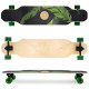 Spokey LONGBAY PRO Longboard 104x24 cm, ABEC7, zeleno-černý