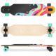 Spokey LONGBAY PRO Longboard 104x24 cm, ABEC7, barevný