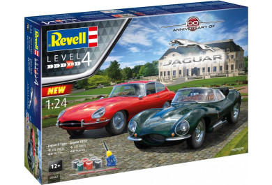 Revell Gift-Set auta 05667 - 100 Years Jaguar (1:24)