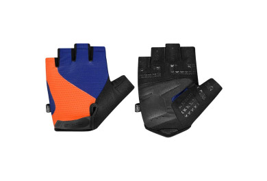 Spokey Pánské cyklistické rukavice Expert modro-oranžové, vel.XL