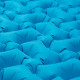 Spokey Air Bed Pillow Nafukovací matrace s polštářkem, 213x62x6 cm, R-Value 2.5, modrá