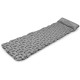 Spokey Air Bed Pillow Nafukovací matrace s polštářkem, 213x62x6 cm, R-Value 2.5, šedá