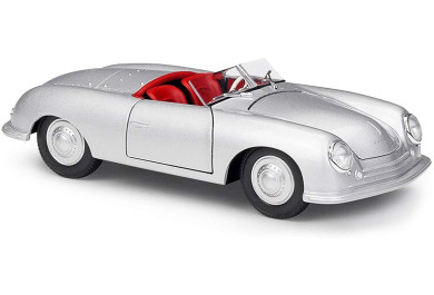 Welly Porsche 356 No.1 Roadster 1948 stříbrné 1:24