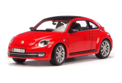 Welly VW New Beetle 2012 Červený 1:24