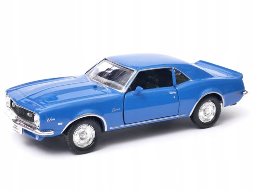 Welly Chevrolet ´68 Camaro Z28, modrý 1:34-39
