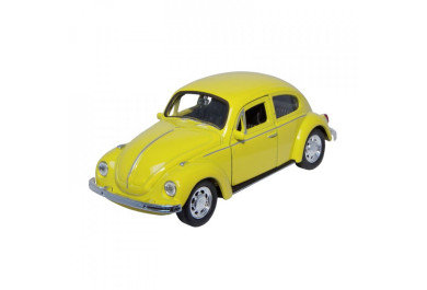 Welly Volkswagen Beetle Hard Top, Žlutý 1:34-39