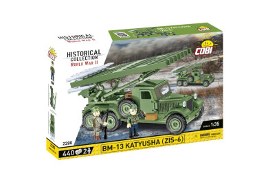 Cobi 2280 II WW BM-13 Kaťuša ZIS-6, 1:35, 440 kostek