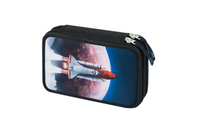 BAAGL Školní penál dvoupatrový Space Shuttle