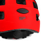 Spokey CHERUB Dětská cyklistická přilba IN-MOLD, černo-červená, 48-52 cm