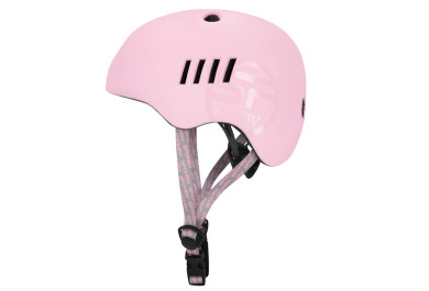 Spokey PUMPTRACK Juniorská cyklistická BMX přilba IN-MOLD, růžová, 48-54 cm