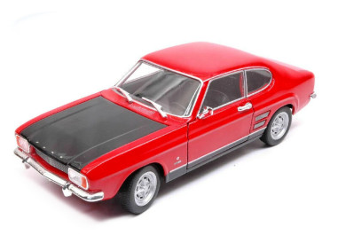 Welly Ford Capri 1969 červeno-černý 1:24