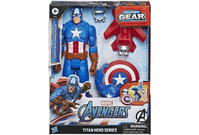 Hasbro Avengers Capitan America s Power FX přislušenstvím, 30cm