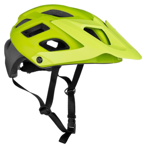 Spokey SINGLETRAIL cyklistická přilba IN-MOLD, 55-58cm, zelená
