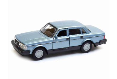 Welly Volvo 240 GL,, Modré 1:34-39