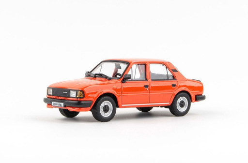 Abrex Škoda 120L (1984) Oranžová Brilantní 1:43